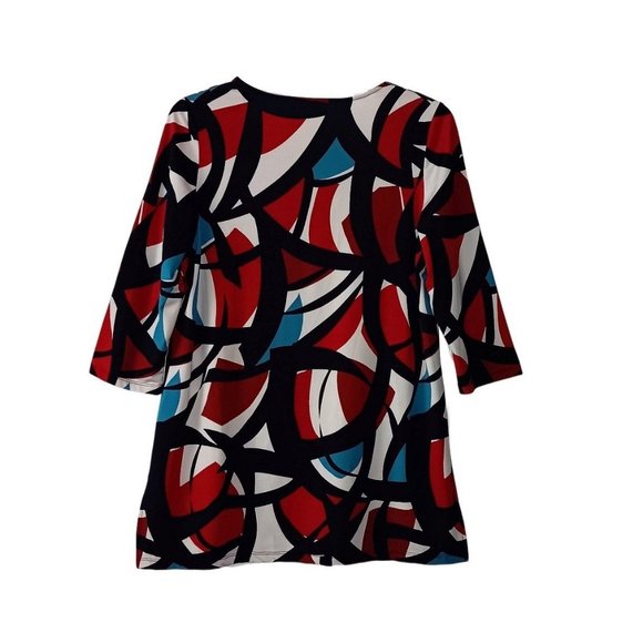 Women Jules & Leopold Multi-colored Blouse- Size 1X - Picture 2 of 5